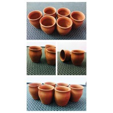 clay glasses (Pack of 6)