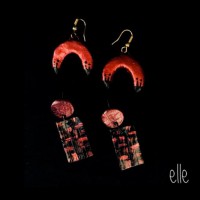 Copper Collection..- earrings