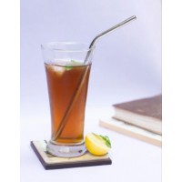 Stainless Steel Straw skinny - Bended